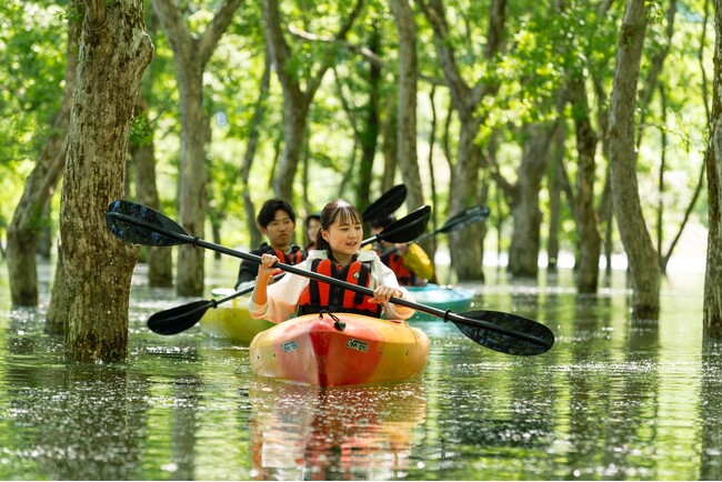 【山形県飯豊町】「白川湖の水没林」でのサステナブルな取組みが、「スポーツ文化ツーリズムアワード２０２４」を受賞！
