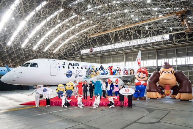 日本の空の旅を超元気に！「ドンキーコング・カントリー オープン記念 JAL×ユニバーサル・スタジオ・ジャパン ジェット 2」が本日就航！