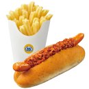 チリドックXポテトセット(画像はイメージです。) チリドックXポテトセット(画像はイメージです。)