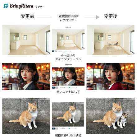 BringRitera（リテラ）に、AIにより画像の指定箇所を簡単に変更できる機能を追加！