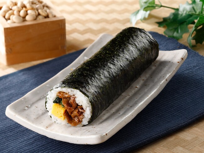 佐賀牛と活〆穴子を贅沢に使用した冷凍恵方巻