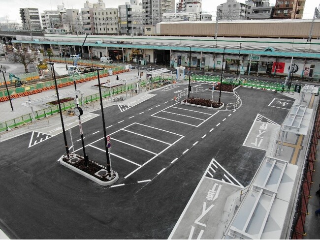 足立区綾瀬・北綾瀬エリアがさらに便利に! 綾瀬駅東口駅前交通広場のロータリーオープン!