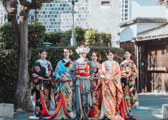 【総計24着！】倉敷美観地区「新渓園」で行う、花嫁和装ショー開催！