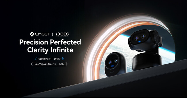EMEETがCES 2025で革新的なデュアルカメラ4K AIウェブカメラを発表