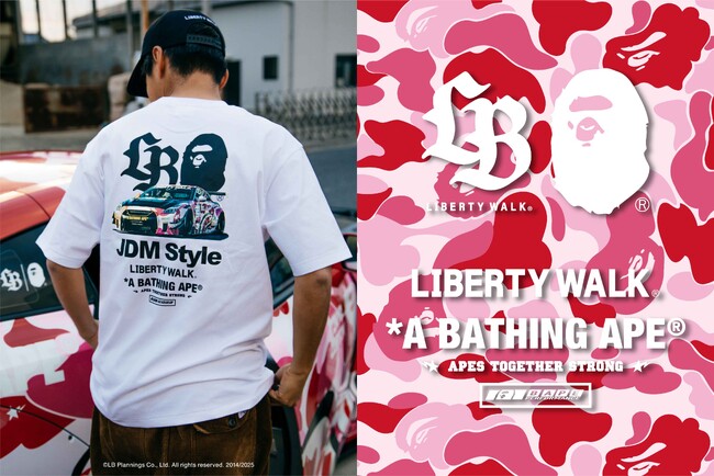 A BATHING APE(R) x LIBERTY WALK