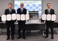 尾花沢市と大石田町およびパナソニックが子育て支援の推進に向けた
実証実験に関する協定を締結