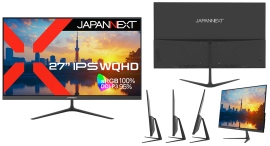 JAPANNEXTが27インチ IPSパネル搭載 WQHD解像度の液晶モニターをAmazon限定 20,980円で1月17日(金)に発売 JAPANNEXTが27インチ IPSパネル搭載 WQHD解像度の液晶モニターをAmazon限定 20,980円で1月17日(金)に発売