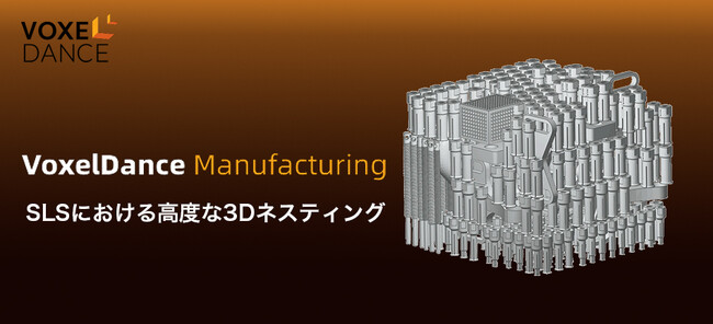 3Dネスティングによる SLS 3Dプリントの効率化と品質向上 VoxelDance