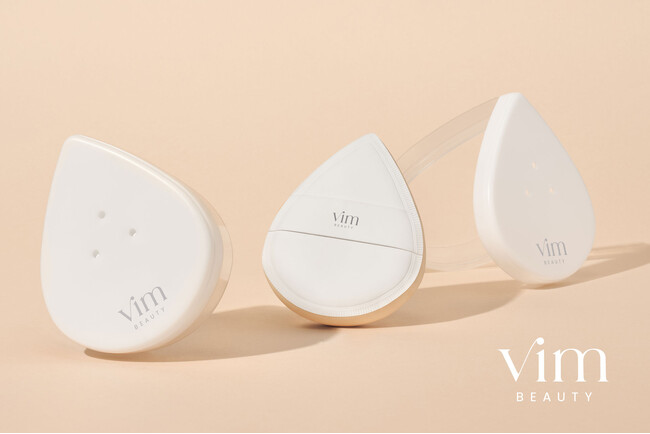 ＜vim BEAUTY＞あの限定ノベルティが待望の定番化！ふわもち感触パフ「soft touch wide puff」新登場1月20日（月）12:00 vim BEAUTY公式サイトにて販売開始