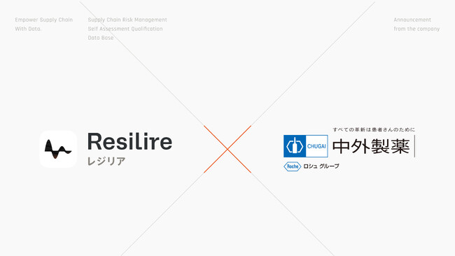 中外製薬株式会社がサプライチェーンリスク管理クラウド「Resilire（レジリア）」を導入