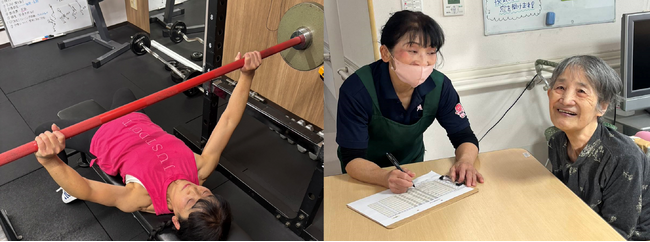アジアで60代のトップに！当施設の女性介護職員、ベンチプレス競技歴1年で