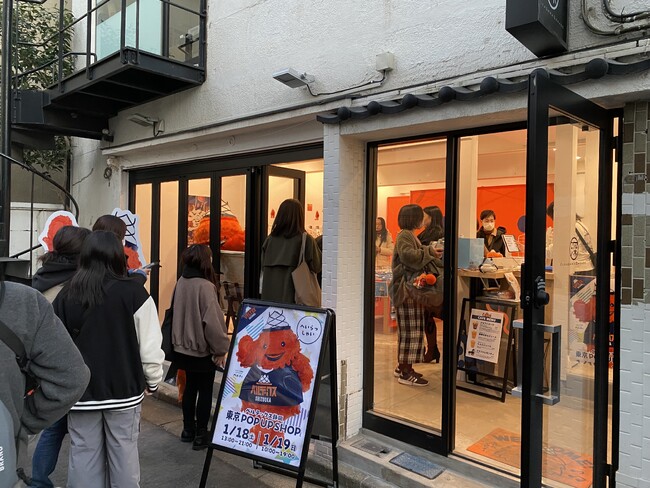 ベルティ東京POP UP STOREに800人が来場！