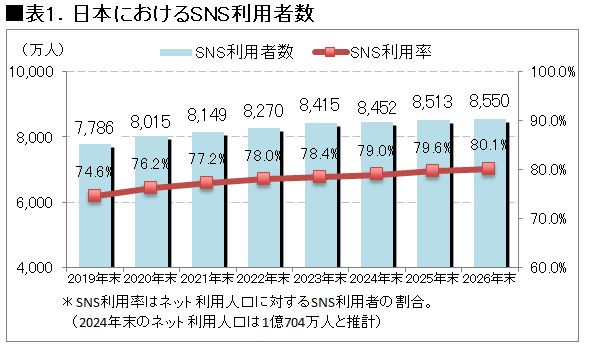 2024年度 SNS利用動向調査