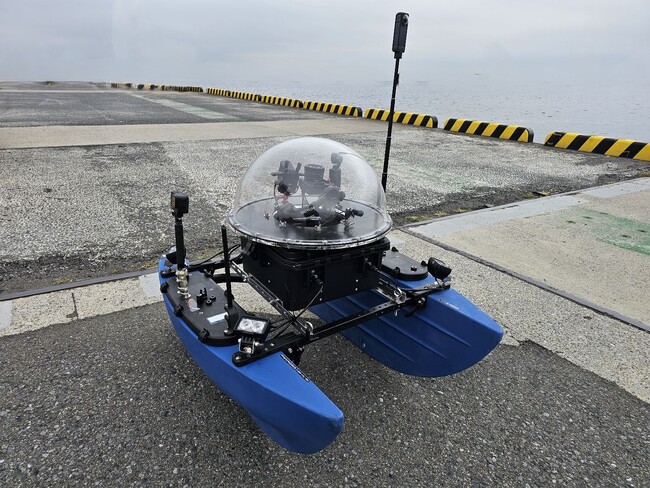 桟橋下面調査の常識を変える！水上ドローンシステムを「Offshore tech japan 海洋産業技術展2025」で初披露