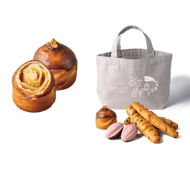 「GODIVA Bakery ゴディパン 本店」バレンタイン限定メニュー発売！「ゴディパン バレンタイン限定 トートバッグセット」も