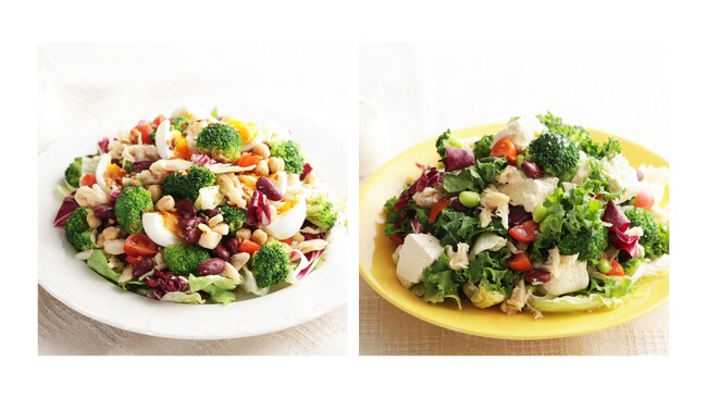 【サラダショップ｜Salad Cafe】たんぱく質が摂れる「美サラダ」2品を新発売～カラダの中から美と健康をサポートするサラダ～