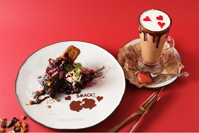 PEANUTS Cafe｜“期間限定”スヌーピーと仲間たちの「YOUR SWEETIE IS BACK !」をテーマにした、バレンタイン限定メニューやグッズが1/23(木)より登場！