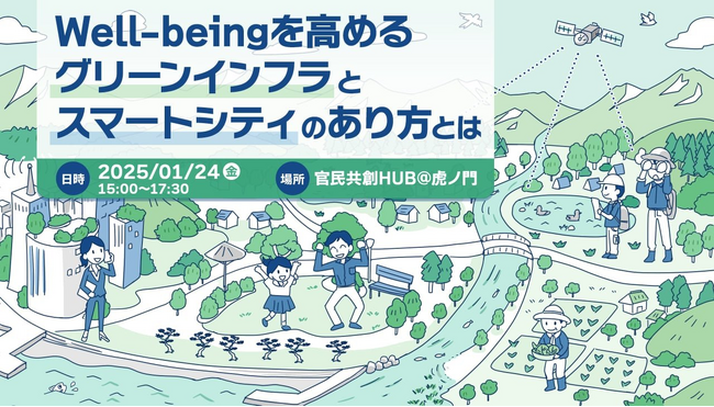 「well-beingを高めるグリーンインフラ×スマートシティのあり方とは」1月24日(金)にイベント開催＜国際社会経済研究所＞