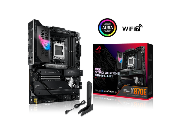 ASUSのゲーミングブランドのRepublic of Gamersより、AMD AM5 ソケット対応のROG STRIX X870E-E GAMING WIFIを発表