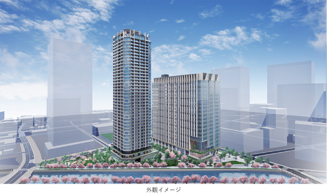 大崎・五反田エリアのまちづくりをつなぐ職住一体複合再開発 東五反田二丁目第３地区第一種市街地再開発事業の街区名称を「大崎リバーウォークガーデン」に決定