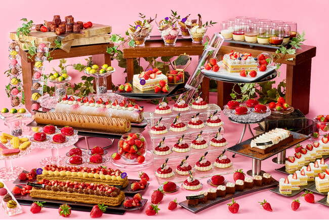 【ホテルグランヴィア大阪】3月の週末11日間限定開催！「駅上HOTEL de いちごのスイーツブッフェ」