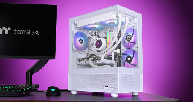 Thermaltake社製ミニタワー型PCケース「View 170 TG ARGB Snow」、電源ユニット「TOUGHPOWER GT Snow」シリーズを発表