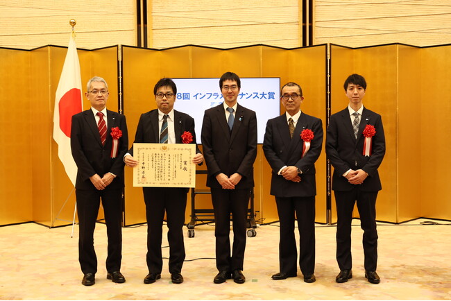 【東洋建設】第8回インフラメンテナンス大賞 国土交通大臣賞を受賞