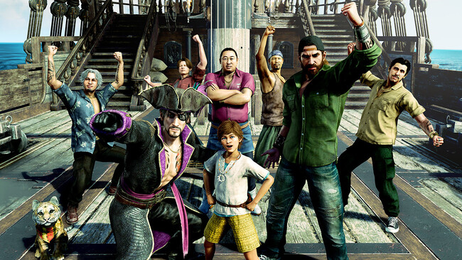 『龍が如く８外伝 Pirates in Hawaii』ゴロー海賊団の詳細や航海中の様子を紹介　目指すは伝説の海賊団