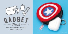 MARVELデザインのサガラ刺繍デジタルガジェットポーチ全５種を株式会社PGAが1月24日より発売