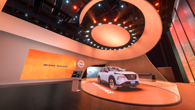 VRギャラリー「NISSAN CROSSING」をリニューアル、期間限定でビームス監修の特別仕様車展示とフォトコンテストを開催