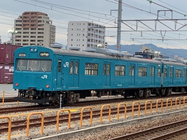 【ＪＲ西日本　車両所撮影企画】ありがとう１０３系（青２２号）！！「吹田総合車両所 車両撮影ツアー」の発売（3月開催分）