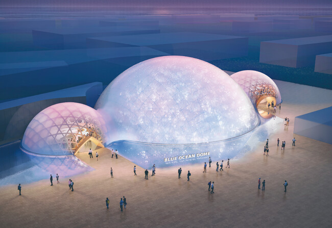 「海の蘇生」を掲げる、2025大阪・関西万博の民間パビリオン「BLUE OCEAN DOME」（ZERI JAPAN）万博会期終了後に、海洋国家であるモルディブへの移設を決定