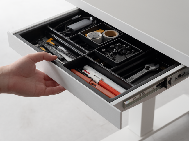 PREDUCTS：デスク裏5cmを収納にする、薄型引き出し「Drawer Mini 2」販売開始