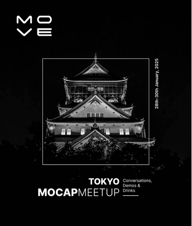 Move.aiの「MocapMeetUp」グローバルツアーが東京より展開！ AKA Virtualが日本代理店としてイベントを参加
