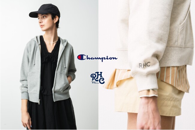 【RHC ロンハーマン】Championとの人気エクスクルーシブ企画より新作のフルジップフーディが登場！