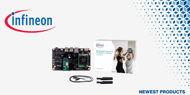 マウザー、Infineon Technologiesの「CYW9RPIWIFIBT-EVK」の取り扱いを開始