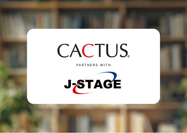 カクタスがJ-STAGEと連携し、R Discoveryを通じて高品質な研究の発見性を向上