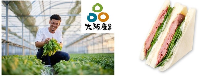 生で食べないと後悔するうまさ！春菊生産量全国1位！　大阪産「泉州きくな」 生で味わうサンドイッチ好評につき第２弾新商品発売