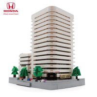 『Honda青山本社ビル』ブロックが大阪オートメッセで展示！