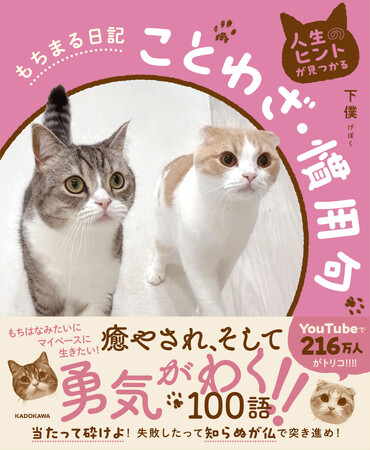 YouTubeで216万人がトリコ！ 「もちまる日記」と楽しむことわざ・慣用句＆四字熟語、2冊同時発売！