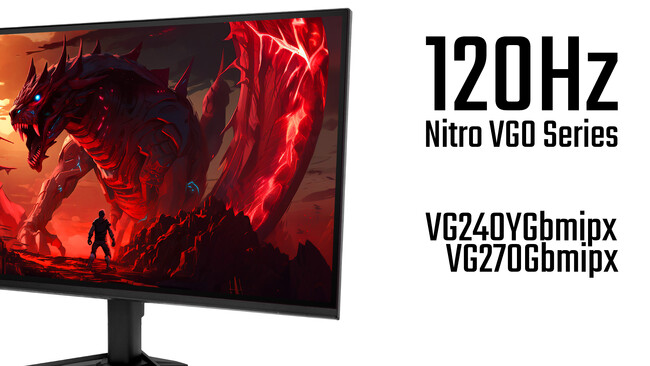 100Hzから120Hzへ新スタンダードNitroゲーミングモニター2機種登場！