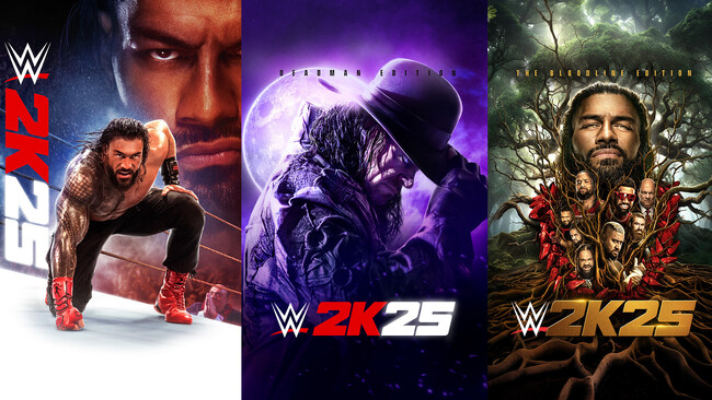 『WWE(R) 2K25』(英語版)が2025年3月に発売決定!大人気プロレスゲームの最新作で、リングをぶち破れ!
