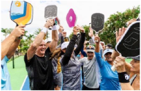 お子さまからシニアまで楽しめるアメリカで人気急上昇中のラケットスポーツ「ピックルボール」の体験会をメガロス10店舗で3月まで全42回開催！