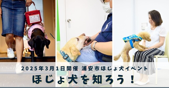 【2025年3月1日開催】チーバくんも応援！「ほじょ犬を知ろう！」イベント開催（千葉県浦安市）