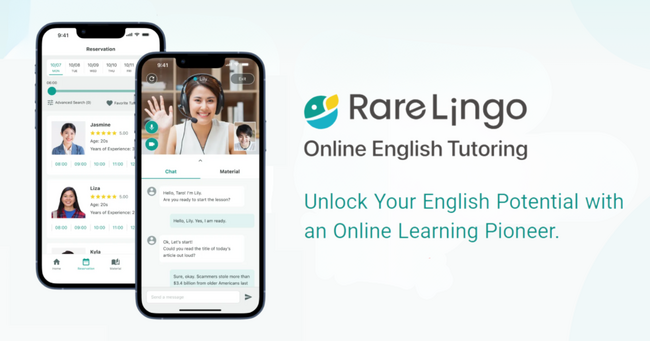海外向けレアジョブ英会話アプリ「RareLingo」150を超える国と地域でリリース