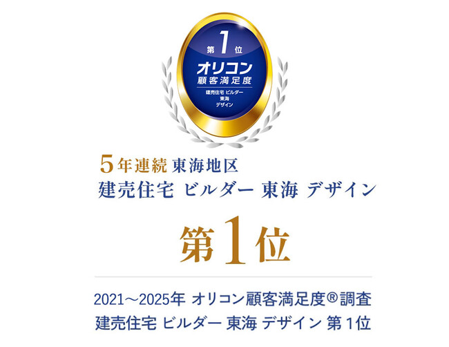 玉善、「オリコン顧客満足度(R) 建売住宅 ビルダー 東海」で5年連続デザイン1位を受賞～東海エリアの建売住宅ビルダーで評価～