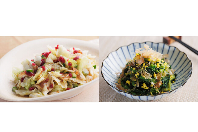 【サラダショップ｜Salad Cafe】春の味覚を先取りする“和サラダ”2品を新発売～春キャベツや菜の花の上品な味わいが広がる季節限定の逸品～