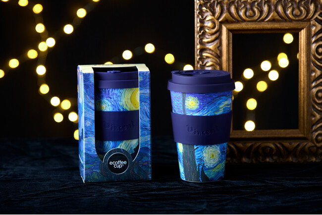 【日本限定】ゴッホ「星月夜」柄の新作タンブラーがEcoffee Cupに登場！