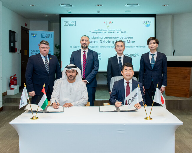 Zenmov社、Emirates Driving Company（アブダビ）とスマートモビリティの中東展開に向けたMOUを締結