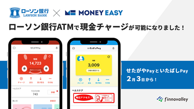 デジタル地域通貨「せたがやPay」と「いたばしPay」のチャージ方法が拡大